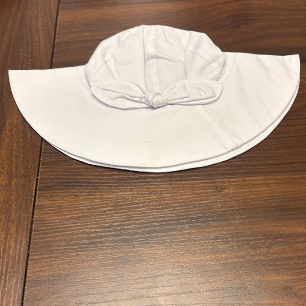 White Kids Sun Hat